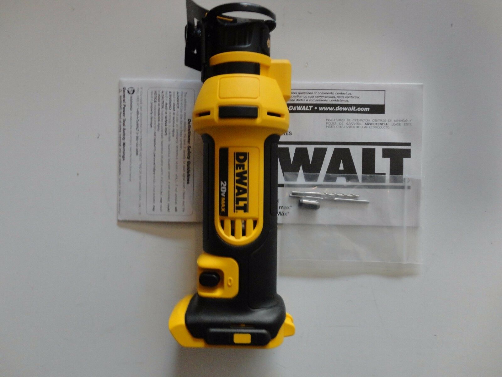Dewalt Dcs551b 20v 20 Volt Li-ion Max Cordless Rotary Drywall Cut-out Tool New
