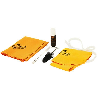 Cecilio Clarinet Care Kit ~ Swabs, Brush, Cloth, Grease