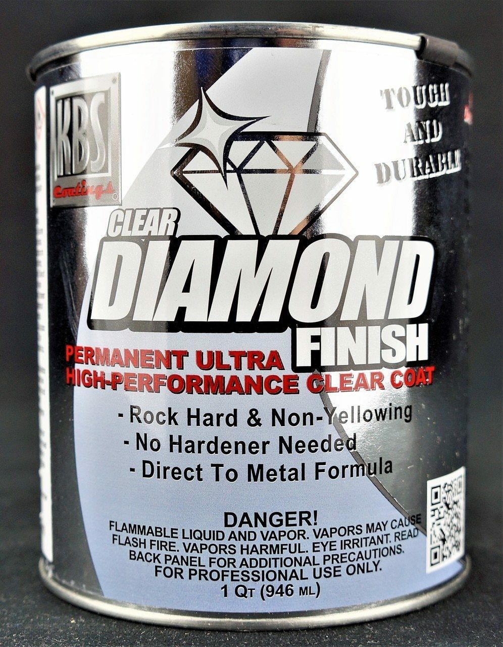 Kbs Diamond Finish Clear High Gloss (1 Quart) Top Coat